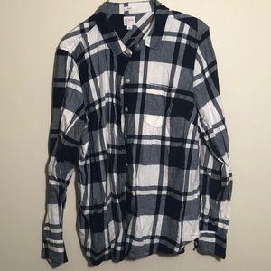 J. Crew Women’s Plaid Button Down Size Large